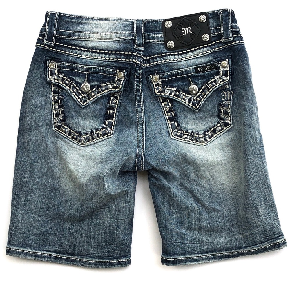 Miss Me Boyfriend Jean Shorts